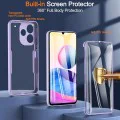 Калъф за Xiaomi Redmi Note 14 Pro 5G / Note 14 Pro+ 5G / Poco X7 + Протектор - ColorVerse 360 ​​Series - лилав
