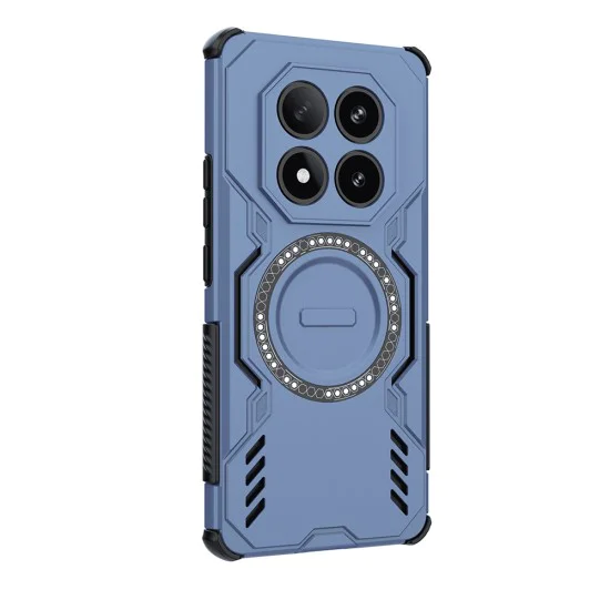 Калъф за Xiaomi Redmi Note 14 Pro 5G / Poco X7 - ArmorMag Case - Син