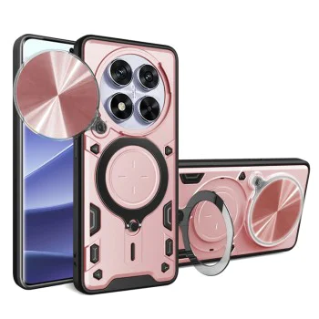 Калъф за Xiaomi Redmi Note 14 Pro 5G / Poco X7 - CamGuard Pro - Rose Gold