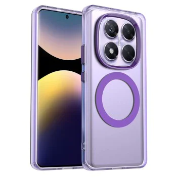 Калъф за Xiaomi Redmi Note 14 Pro 5G / Poco X7 - CandyCase MagSafe - Лилав