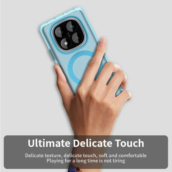 Калъф за Xiaomi Redmi Note 14 Pro 5G / Poco X7 - CandyCase MagSafe - Син