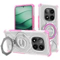 Калъф за Xiaomi Redmi Note 14 Pro 5G / Poco X7 - Carbon Shield PRO - Pink Transparent
