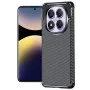 Калъф за Xiaomi Redmi Note 14 Pro 5G / Poco X7 - CarbonFiber - Черен
