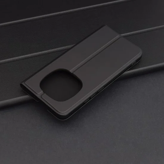 Калъф за Xiaomi Redmi Note 14 Pro 5G / Poco X7 - Magskin Book - Черен