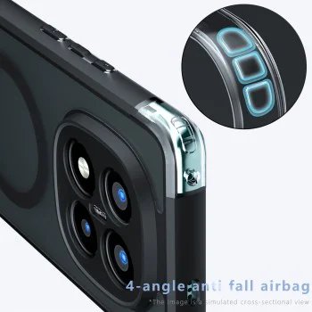 Калъф за Xiaomi Redmi Note 14 Pro+ 5G - PureFrost MagSafe - Черен