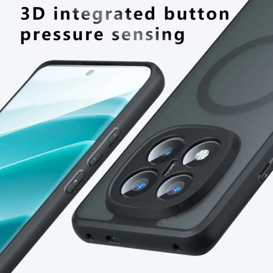 Калъф за Xiaomi Redmi Note 14 Pro+ 5G - PureFrost MagSafe - Черен