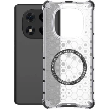 Калъф за Xiaomi Redmi Note 14 Pro+ 5G - Techsuit - HoneyComb Shield MagSafe - Бял
