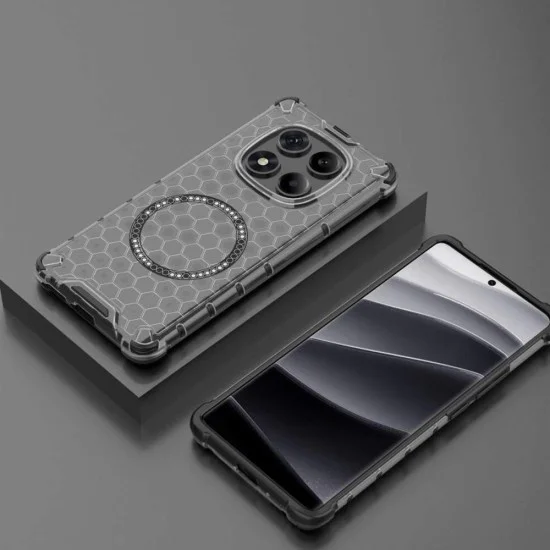 Калъф за Xiaomi Redmi Note 14 Pro+ 5G - Techsuit - HoneyComb Shield MagSafe - Черен