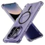 Калъф за Xiaomi Redmi Note 14 Pro+ 5G - Techsuit - Удароустойчив Clear Silicone MagSafe - Опушено Черен