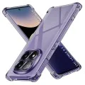 Калъф за Xiaomi Redmi Note 14 Pro+ 5G - Techsuit - Удароустойчив Clear Silicone - Опушено Черен