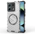 Калъф за Xiaomi Redmi Note 14S - Techsuit - HoneyComb Shield MagSafe - Бял