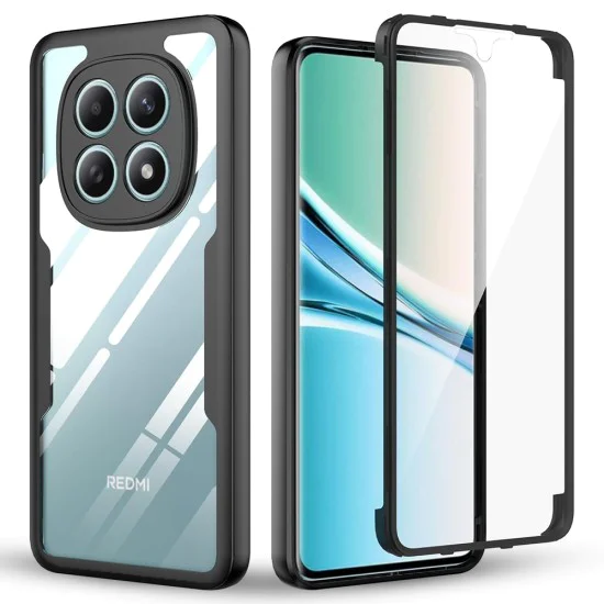 Калъф за Xiaomi Redmi Note 15 4G - ColorVerse 360 Series + Screen Protector - Techsuit - Черен