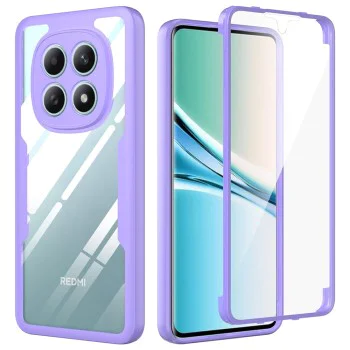 Калъф за Xiaomi Redmi Note 15 4G - ColorVerse 360 Series + Screen Protector - Techsuit - Лилав