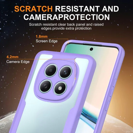 Калъф за Xiaomi Redmi Note 15 4G - ColorVerse 360 Series + Screen Protector - Techsuit - Лилав