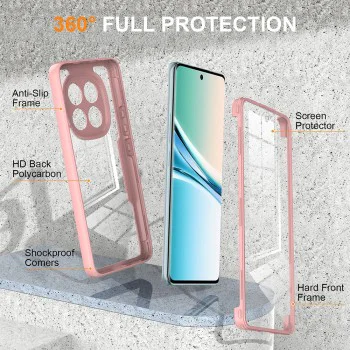 Калъф за Xiaomi Redmi Note 15 4G - ColorVerse 360 Series + Screen Protector - Techsuit - Розов