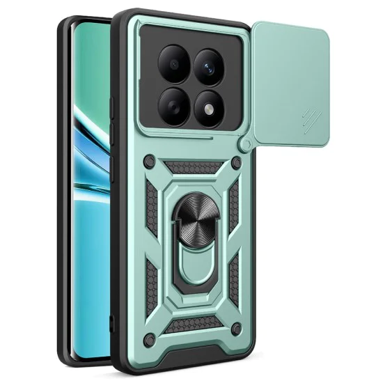 Калъф за Xiaomi Redmi Note 15 5G / Note 15 4G / Poco M8 5G - CamShield Series - Techsuit - Зелен