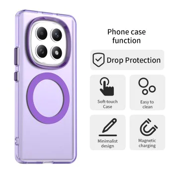 Калъф за Xiaomi Redmi Note 15 5G / Note 15 4G / Poco M8 5G - CandyCase MagSafe - Techsuit - Лилав