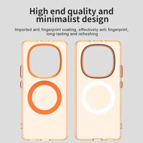 Калъф за Xiaomi Redmi Note 15 5G / Note 15 4G / Poco M8 5G - CandyCase MagSafe - Techsuit - Оранжев