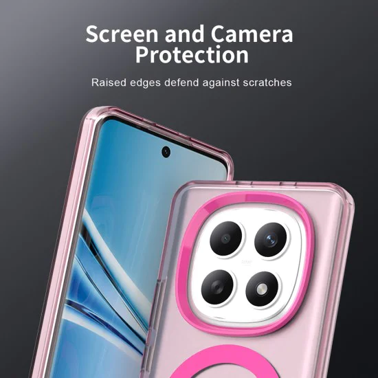 Калъф за Xiaomi Redmi Note 15 5G / Note 15 4G / Poco M8 5G - CandyCase MagSafe - Techsuit - Розов