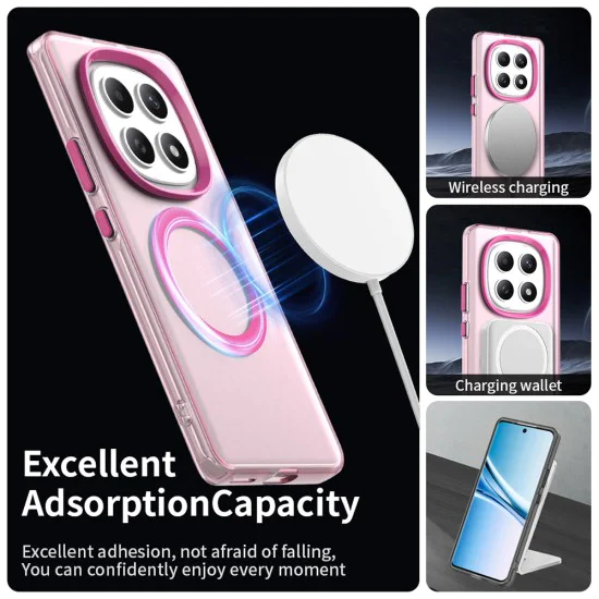 Калъф за Xiaomi Redmi Note 15 5G / Note 15 4G / Poco M8 5G - CandyCase MagSafe - Techsuit - Розов