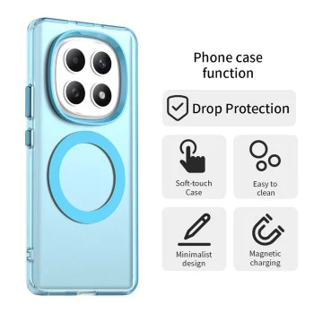 Калъф за Xiaomi Redmi Note 15 5G / Note 15 4G / Poco M8 5G - CandyCase MagSafe - Techsuit - Син