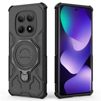 Калъф за Xiaomi Redmi Note 15 5G / Poco M8 5G - Carbon Shield PRO - Techsuit - Черен
