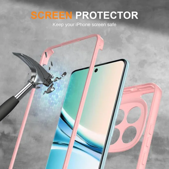 Калъф за Xiaomi Redmi Note 15 5G / Poco M8 5G - ColorVerse 360 Series + Screen Protector - Techsuit - Розов