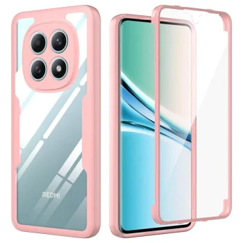 Калъф за Xiaomi Redmi Note 15 5G / Poco M8 5G - ColorVerse 360 Series + Screen Protector - Techsuit - Розов