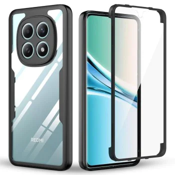 Калъф за Xiaomi Redmi Note 15 5G / Poco M8 5G - Techsuit ColorVerse 360 Series + Протектор - Черен