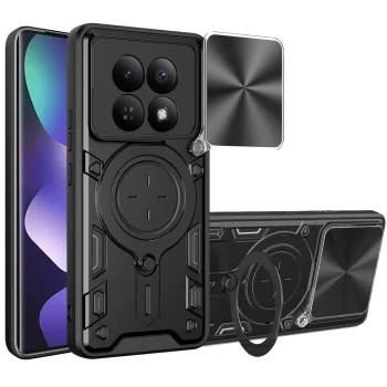 Калъф за Xiaomi Redmi Note 15 / Poco M8 5G - Techsuit CamGuard Pro - Черен