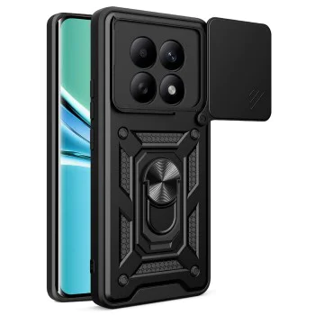 Калъф за Xiaomi Redmi Note 15 / Poco M8 5G - Techsuit CamShield Series - Черен