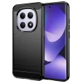 Калъф за Xiaomi Redmi Note 15 / Poco M8 5G - Techsuit Carbon Silicone - Черен