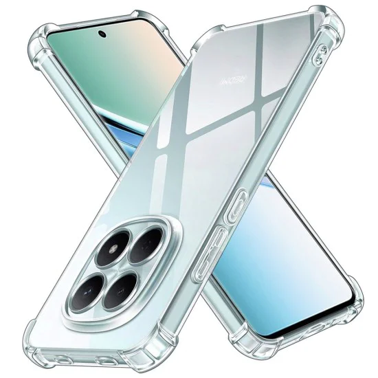 Калъф за Xiaomi Redmi Note 15 / Poco M8 5G - Techsuit Shockproof Clear Silicone - Прозрачен