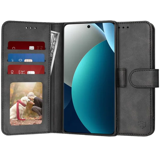 Калъф за Xiaomi Redmi Note 15 Pro 4G - Diary Book - Techsuit - Черен