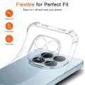 Калъф за Xiaomi Redmi Note 15 Pro 4G - Shockproof Clear Silicone - Techsuit - Прозрачен