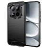 Калъф за Xiaomi Redmi Note 15 Pro 4G - Techsuit Carbon Silicone - Черен