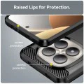 Калъф за Xiaomi Redmi Note 15 Pro 4G - Techsuit Carbon Silicone - Черен
