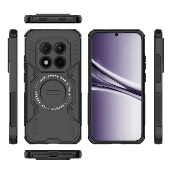 Калъф за Xiaomi Redmi Note 15 Pro 5G - ArmorMag Case - Techsuit - Черен