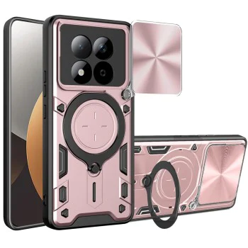 Калъф за Xiaomi Redmi Note 15 Pro 5G - CamGuard Pro - Techsuit - Розово злато