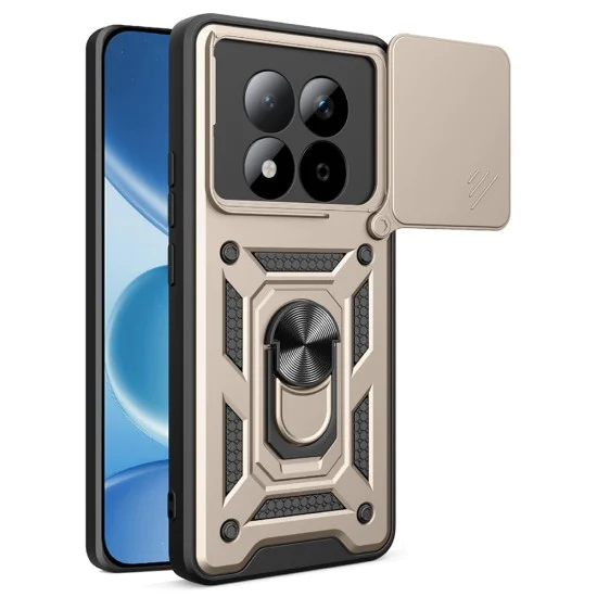 Калъф за Xiaomi Redmi Note 15 Pro 5G - CamShield Series - Techsuit - Златист