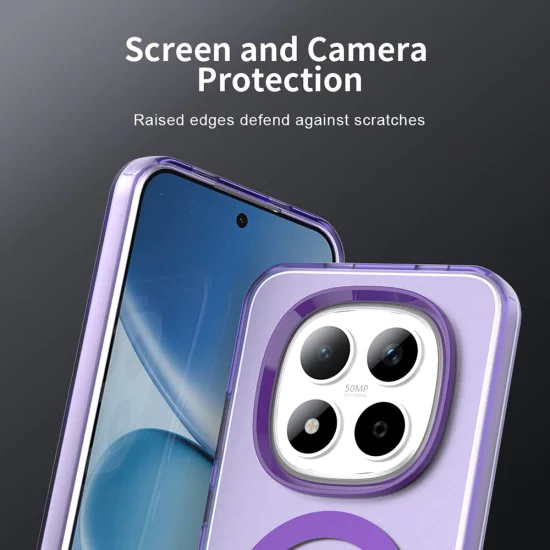 Калъф за Xiaomi Redmi Note 15 Pro 5G - CandyCase MagSafe - Techsuit - Лилав