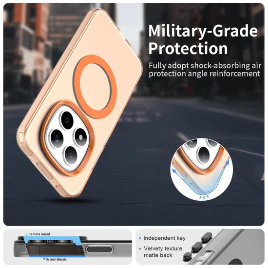 Калъф за Xiaomi Redmi Note 15 Pro 5G - CandyCase MagSafe - Techsuit - Оранжев