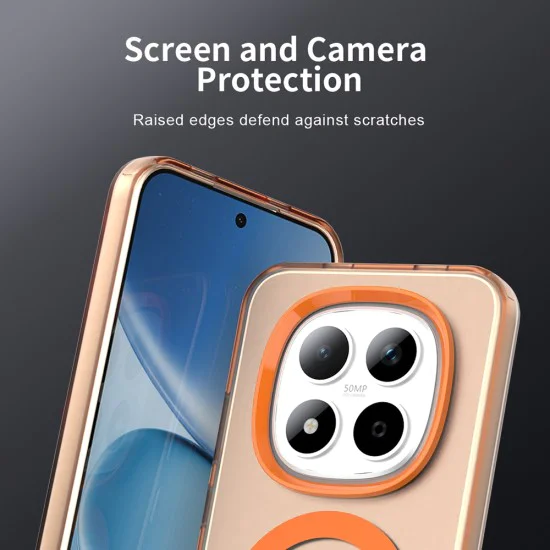 Калъф за Xiaomi Redmi Note 15 Pro 5G - CandyCase MagSafe - Techsuit - Оранжев