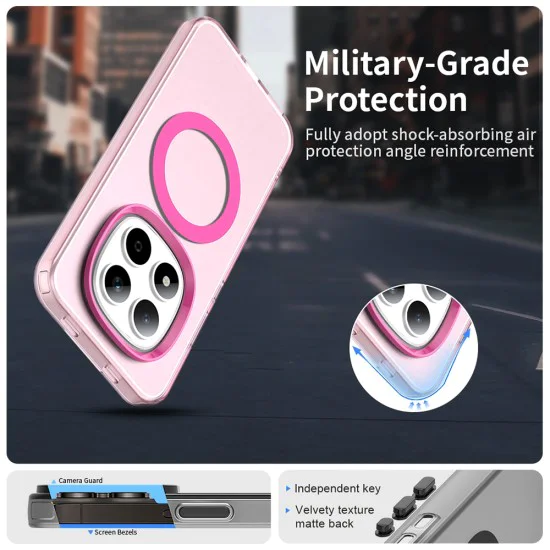 Калъф за Xiaomi Redmi Note 15 Pro 5G - CandyCase MagSafe - Techsuit - Розов