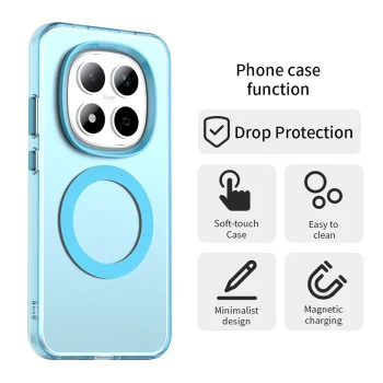Калъф за Xiaomi Redmi Note 15 Pro 5G - CandyCase MagSafe - Techsuit - Син