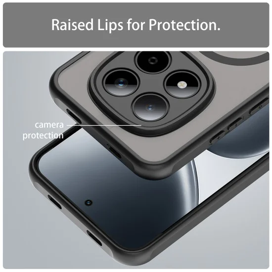 Калъф за Xiaomi Redmi Note 15 Pro 5G - HaloFrost II MagSafe - Techsuit - Черен