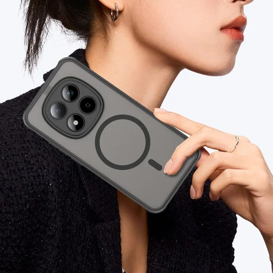 Калъф за Xiaomi Redmi Note 15 Pro 5G - HaloFrost II MagSafe - Techsuit - Черен