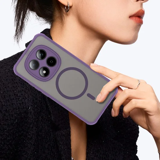 Калъф за Xiaomi Redmi Note 15 Pro 5G - HaloFrost II MagSafe - Techsuit - Лилав