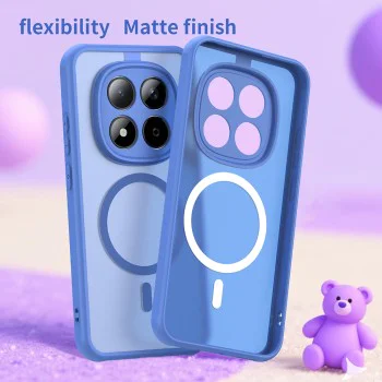 Калъф за Xiaomi Redmi Note 15 Pro 5G - HaloFrost II MagSafe - Techsuit - Небесносин
