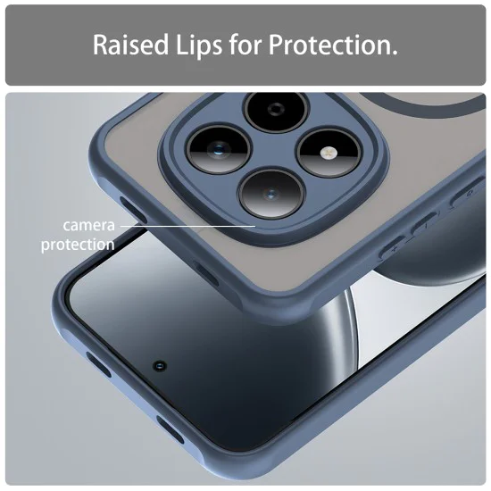 Калъф за Xiaomi Redmi Note 15 Pro 5G - HaloFrost II MagSafe - Techsuit - Тъмносин